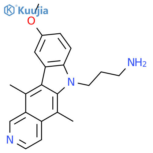 6H-PYRIDO[4,3-B]CARBAZOLE-6-PROPANAMINE, 9-METHOXY-5,11-DIMETHYL- structure