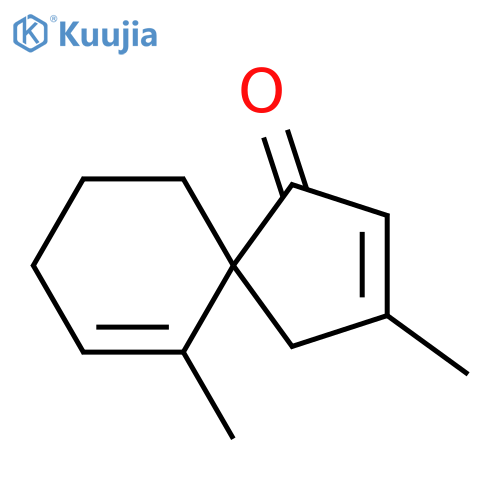 Spiro[4.5]deca-2,6-dien-1-one, 3,6-dimethyl- structure