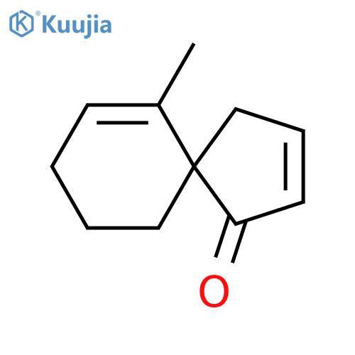 Spiro[4.5]deca-2,6-dien-1-one, 6-methyl- structure