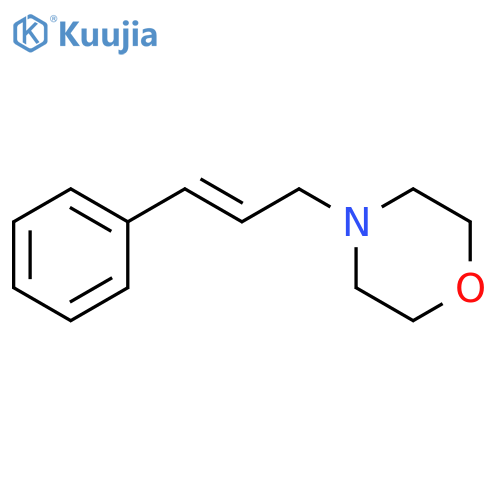 MORPHOLINE, 4-[(2E)-3-PHENYL-2-PROPENYL]- structure
