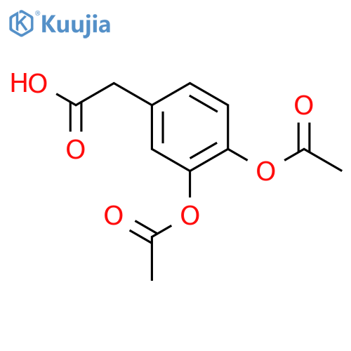 3,4-Diacetoxyphenylacetic acid structure