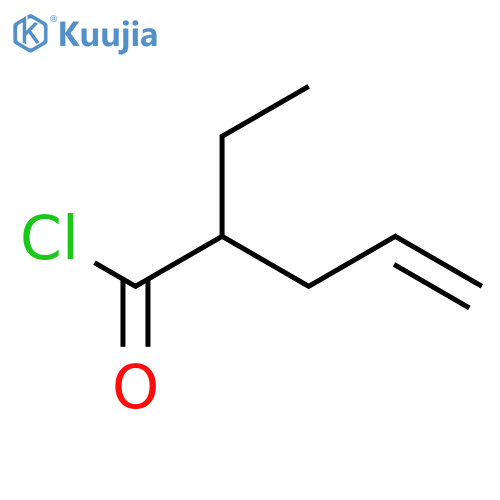 2-ethylpent-4-enoyl chloride structure