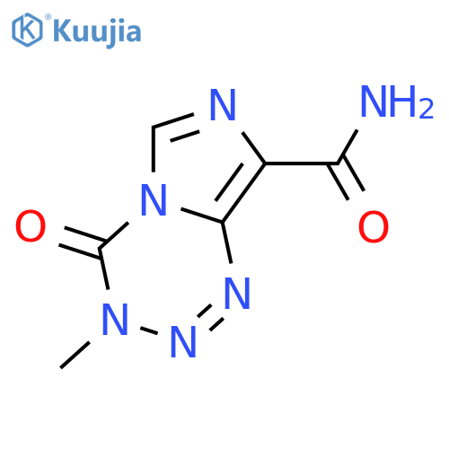 Temozolomide structure