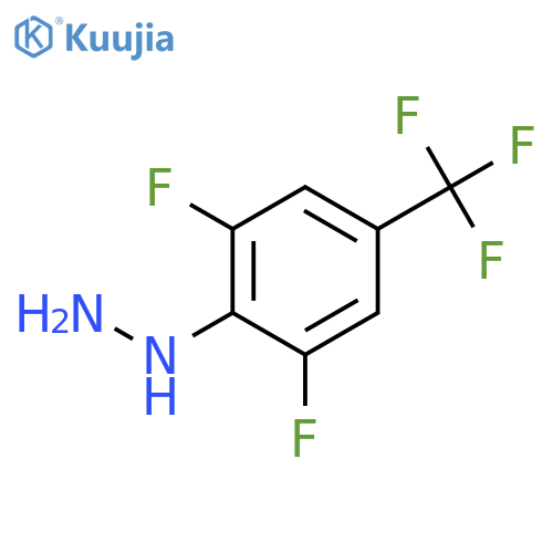 (2,6-Difluoro-4-trifluoromethyl-phenyl)-hydrazine structure