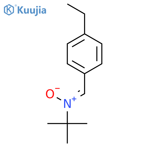 2-PROPANAMINE, N-[(4-ETHYLPHENYL)METHYLENE]-2-METHYL-, N-OXIDE structure