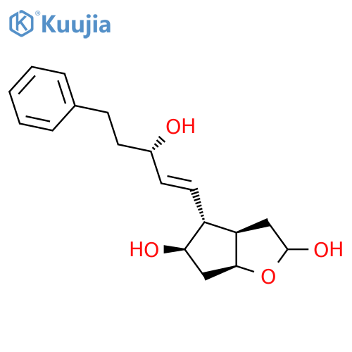 (3aR,4R,5R,6aS)-4-((S,E)-3-Hydroxy-5-phenylpent-1-enyl)hexahydro-2H-cyclopentabfuran-2,5-diol (Bimatoprost Impurity) structure