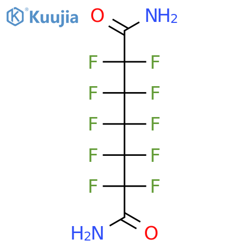 Heptanediamide, 2,2,3,3,4,4,5,5,6,6-decafluoro- structure