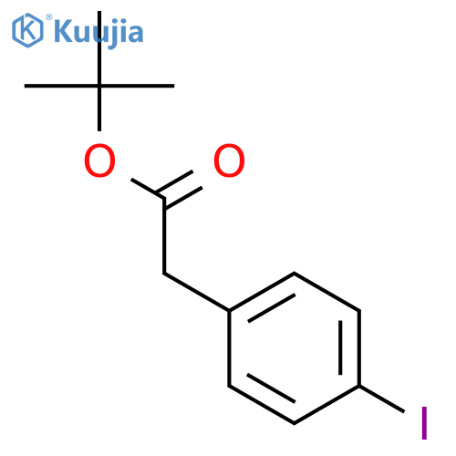tert-butyl 2-(4-iodophenyl)acetate structure