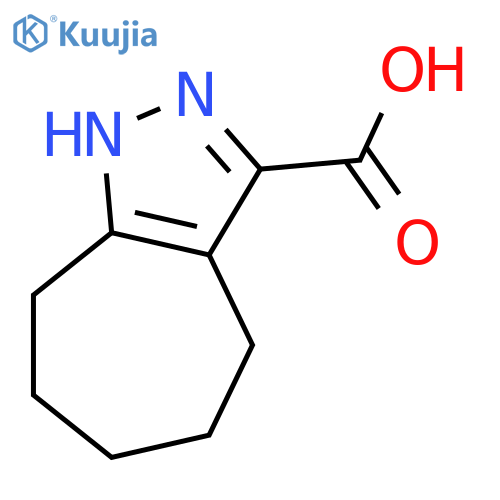 1H,4H,5H,6H,7H,8H-cyclohepta[c]pyrazole-3-carboxylic acid structure