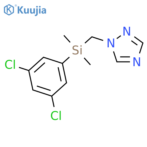 1H-1,2,4-TRIAZOLE, 1-[[(3,5-DICHLOROPHENYL)DIMETHYLSILYL]METHYL]- structure