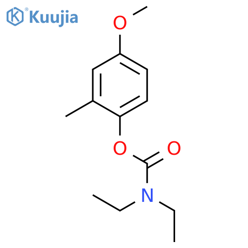 CARBAMIC ACID, DIETHYL-, 4-METHOXY-2-METHYLPHENYL ESTER structure