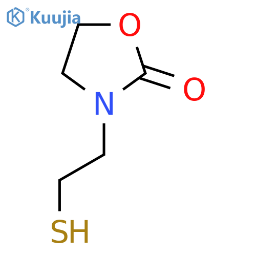 3-(2-sulfanylethyl)-1,3-oxazolidin-2-one structure