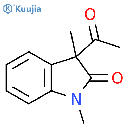 2H-Indol-2-one, 3-acetyl-1,3-dihydro-1,3-dimethyl- structure