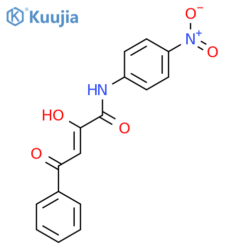 2-BUTENAMIDE, 2-HYDROXY-N-(4-NITROPHENYL)-4-OXO-4-PHENYL- structure