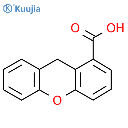 9H-Xanthene-1-carboxylic acid, 9-oxo- structure