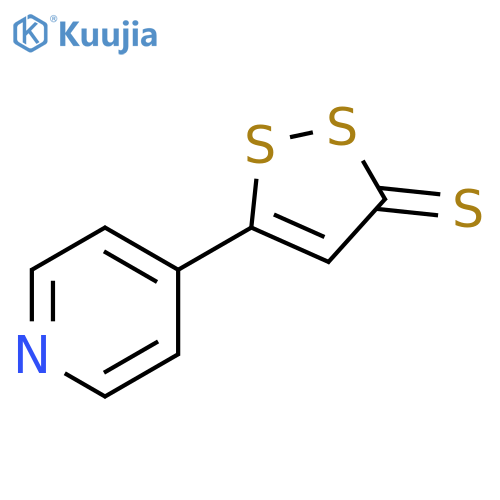 3H-1,2-Dithiole-3-thione, 5-(4-pyridinyl)- structure