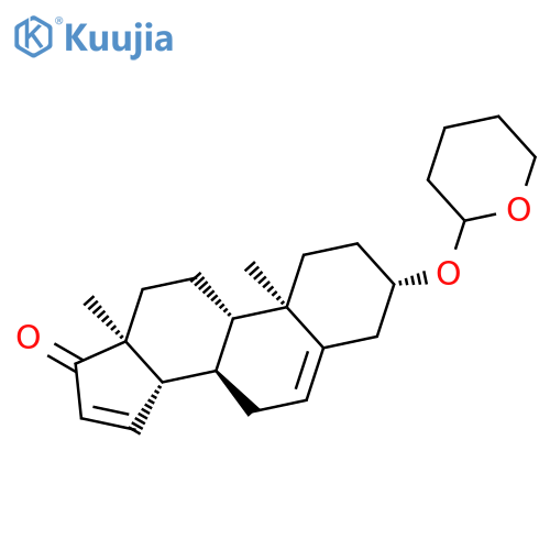 Androsta-5,15-dien-17-one, 3-[(tetrahydro-2H-pyran-2-yl)oxy]-, (3b)- structure