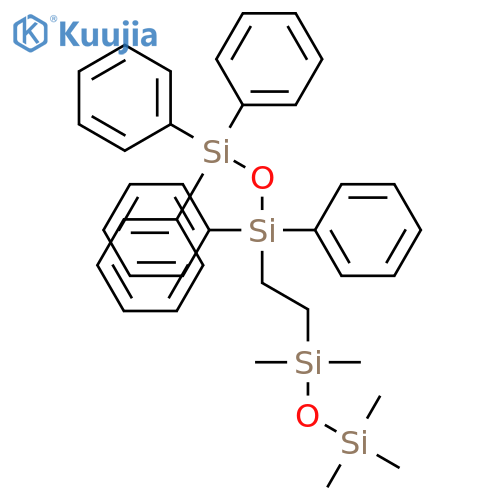 DISILOXANE, [2-(PENTAMETHYLDISILOXANYL)ETHYL]PENTAPHENYL- structure
