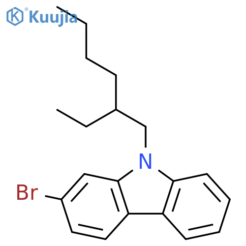 2-Bromo-9-(2-ethylhexyl)-9H-Carbazole structure