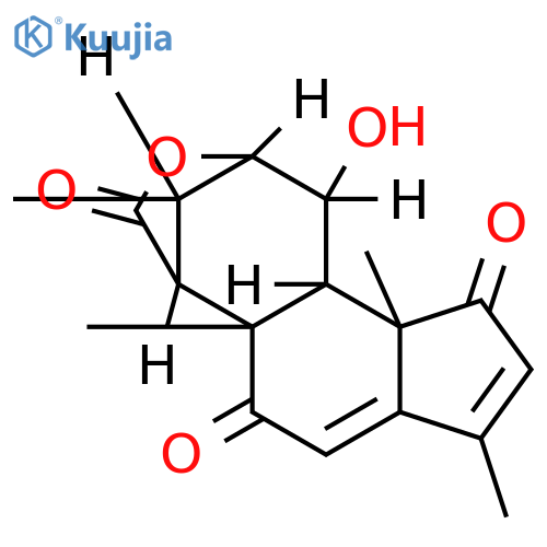 (1S,2R,9R,11R,12R,15R)-11-Hydroxy-2,6,9,15-tetramethyl-13-oxatetracyclo[10.2.1.02,10.05,9]pentadeca-4,6-diene-3,8,14-trione structure