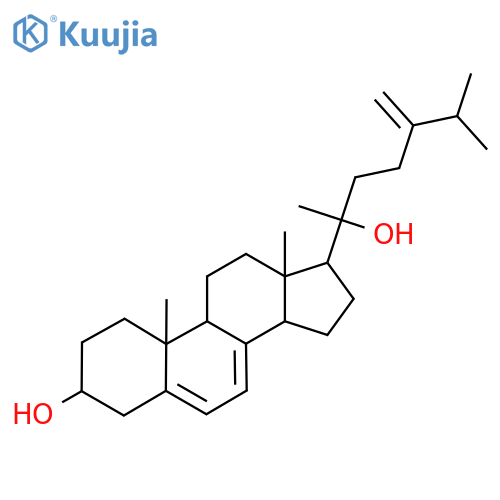 Ergosta-5,7,24(28)-triene-3,20-diol,(3b,20x)- structure