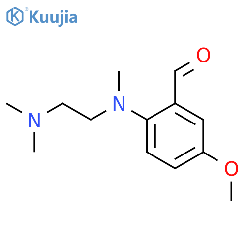 Benzaldehyde, 2-[[2-(dimethylamino)ethyl]methylamino]-5-methoxy- structure