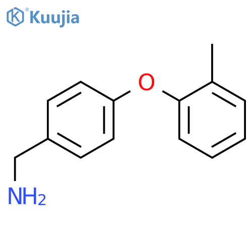 4-o-Tolyloxy-benzylamine structure