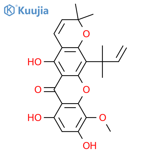 Macluraxanthone; 7-Hydroxy, 10-Me ether structure