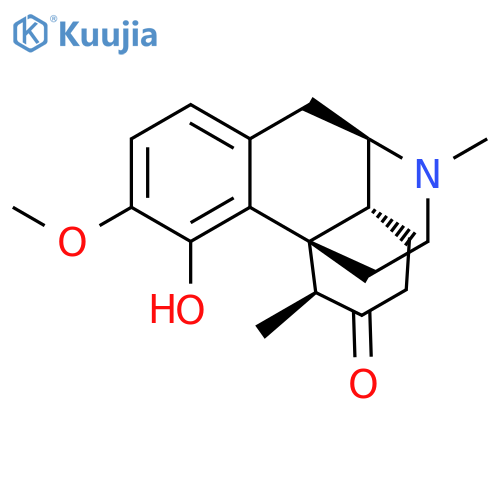 Morphinan-6-one, 4-hydroxy-3-methoxy-5,17-dimethyl-, (5b)- structure