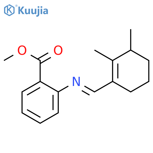 Benzoic acid,2-[[(dimethylcyclohexenyl)methylene]amino]-, methyl ester (9CI) structure