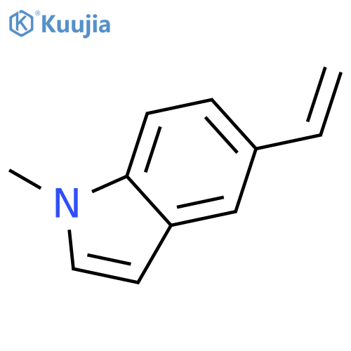 5-ethenyl-1-methyl-1H-indole structure