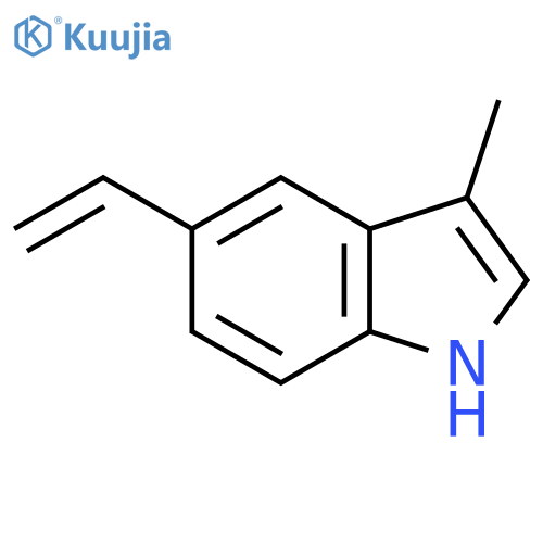 1H-Indole, 5-ethenyl-3-methyl- structure