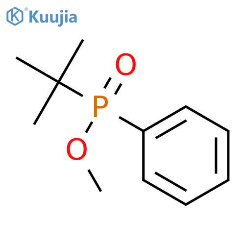 Phosphinic acid, (1,1-dimethylethyl)phenyl-, methyl ester structure
