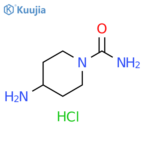 4-Aminopiperidine-1-carboxamide hydrochloride structure