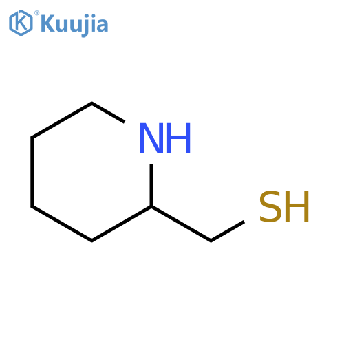 (piperidin-2-yl)methanethiol structure