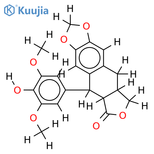 4'-Demethyldesoxypodophyllotoxin structure