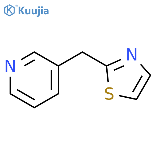 Pyridine, 3-(2-thiazolylmethyl)- structure