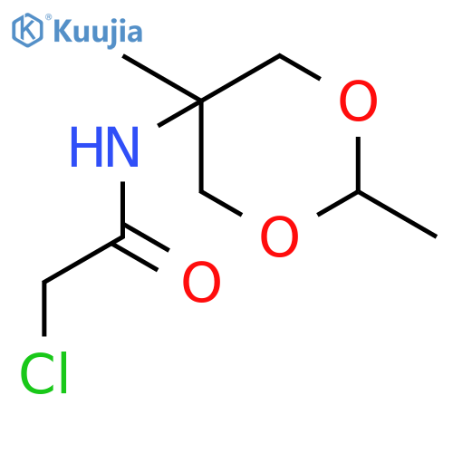 Acetamide, 2-chloro-N-(2,5-dimethyl-1,3-dioxan-5-yl)- structure