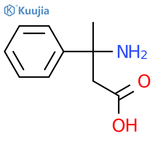 Benzenepropanoic acid, β-amino-β-methyl- structure
