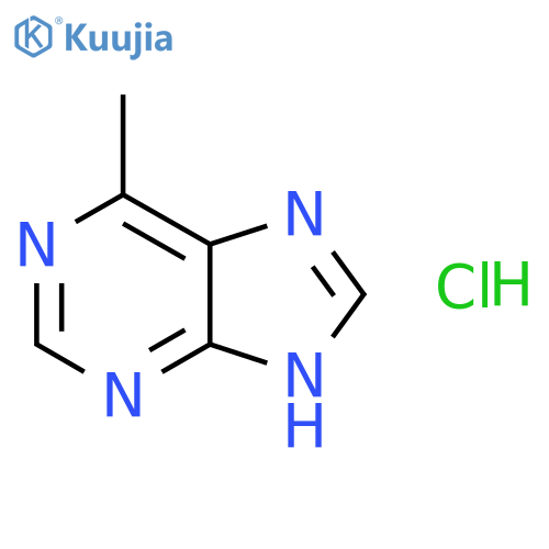 6-Methyl-9H-purine hydrochloride structure