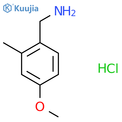 4-Methoxy-2-methylbenzylamine hydrochloride structure