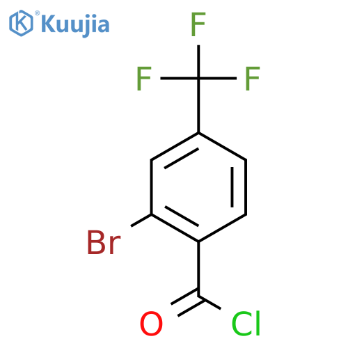 2-Bromo-4-(trifluoromethyl)benzoyl chloride structure