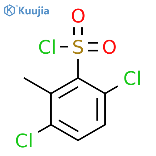 Benzenesulfonyl chloride, 3,6-dichloro-2-methyl- structure