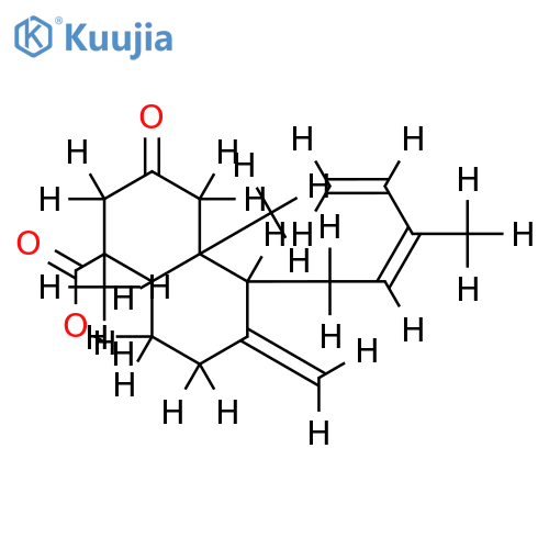 2-Ketone-(ent-2beta,12Z)-2-Hydroxy-8(17)-,12,14-labdatrien-18-oic acid structure
