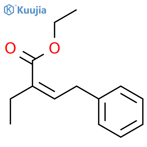 2-BUTENOIC ACID, 2-ETHYL-4-PHENYL-, ETHYL ESTER, (2Z)- structure