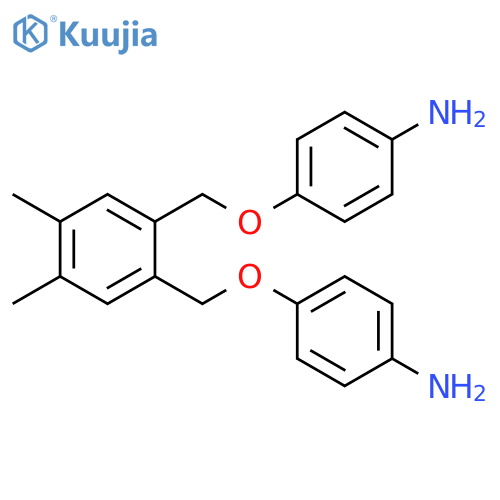 Benzenamine, 4,4'-[(4,5-dimethyl-1,2-phenylene)bis(methyleneoxy)]bis- structure
