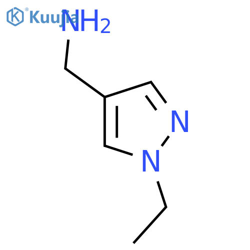 (1-Ethyl-1H-pyrazol-4-yl)methanamine structure