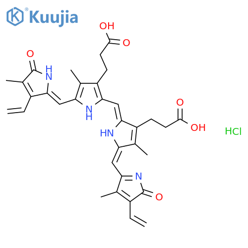 Biliverdin (hydrochloride) structure
