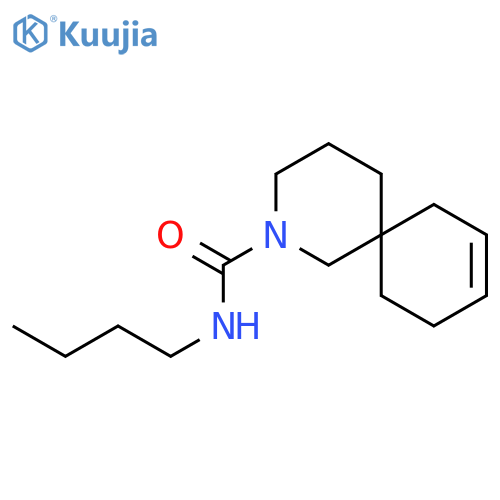 2-Azaspiro[5.5]undec-8-ene-2-carboxamide, N-butyl- structure