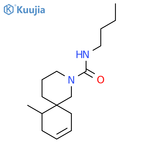 2-Azaspiro[5.5]undec-8-ene-2-carboxamide, N-butyl-11-methyl- structure